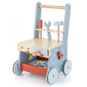 2-in-1 Wooden Baby Push Walker