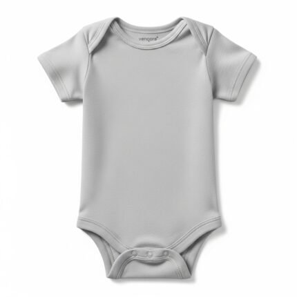 Venqora Ultra-Soft Organic Cotton Baby Bodysuit | Infant Short Sleeve Onesie